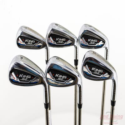 Cobra KING SpeedZone One Length Iron Set 7-PW GW SW UST Mamiya Recoil ESX 460 F3 Graphite Regular Right Handed +1/4"
