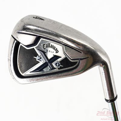 Callaway X-20 Single Iron 4 Iron Callaway Stock Steel Steel Uniflex Right Handed 37.5in