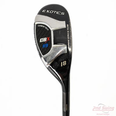 Tour Edge Exotics CBX 119 Hybrid 3 Hybrid 18° Project X EvenFlow Black 85 Graphite Stiff Right Handed 40.5in