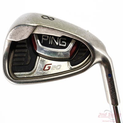 Ping G20 Single Iron 8 Iron Ping CFS Steel Stiff Right Handed Blue Dot 37.5in