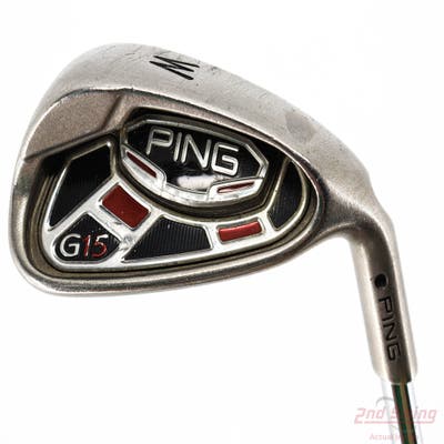 Ping G15 Single Iron Pitching Wedge PW Ping AWT Steel Regular Right Handed Black Dot 35.75in