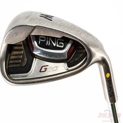 Ping G20 Single Iron Pitching Wedge PW Ping CFS Steel Stiff Right Handed Yellow Dot 37.25in