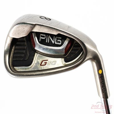Ping G20 Single Iron 8 Iron Ping CFS Steel Stiff Right Handed Yellow Dot 38.0in