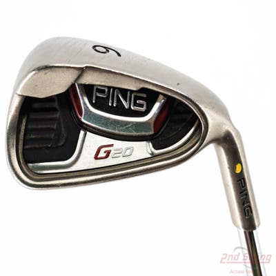 Ping G20 Single Iron 6 Iron Ping CFS Steel Stiff Right Handed Yellow Dot 39.0in