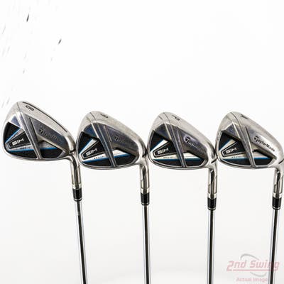 TaylorMade SIM MAX Iron Set 8-PW AW FST KBS MAX 85 Steel Stiff Right Handed STD