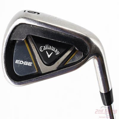 Callaway 2018 Edge Single Iron 6 Iron Stock Steel Shaft Steel Regular Right Handed 38.0in