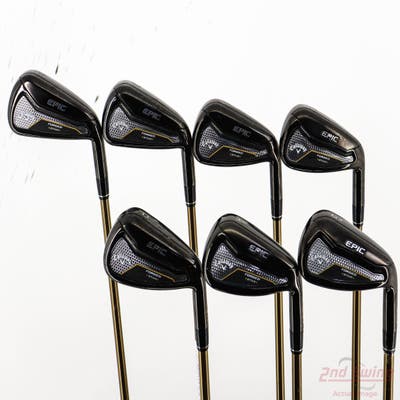 Callaway EPIC Forged Star Iron Set 6-PW AW GW UST ATTAS Speed Series 50 IR Graphite Senior Right Handed +1 1/2"