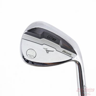 Mizuno S18 White Satin Wedge Sand SW 56° 10 Deg Bounce Stock Steel Shaft Steel Wedge Flex Right Handed 35.25in