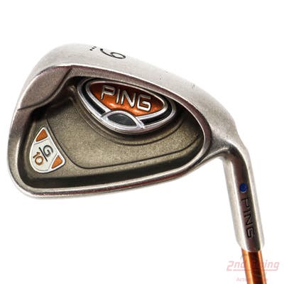 Ping G10 Single Iron 9 Iron Ping TFC 129I Graphite Senior Right Handed Blue Dot 35.75in