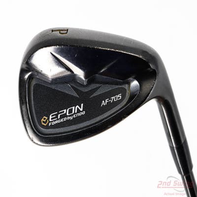 Epon AF-705 Single Iron Pitching Wedge PW Mitsubishi C6 Series Black Graphite X-Stiff Right Handed 36.25in