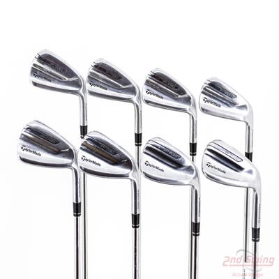 TaylorMade P-790 Iron Set 4-GW Stock Steel Shaft Steel Stiff Right Handed +1/4"