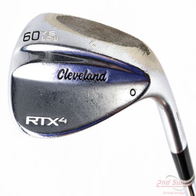 Cleveland RTX 4 Tour Satin Wedge Lob LW 60° 6 Deg Bounce Dynamic Gold Tour Issue S400 Steel Stiff Right Handed 35.5in