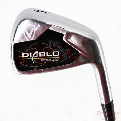 Callaway Diablo Forged Single Iron 5 Iron True Temper Dynamic Gold S300 Steel Stiff Right Handed 38.25in