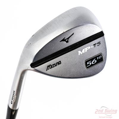 Mizuno MP T5 White Satin Wedge Sand SW 56° 10 Deg Bounce Stock Steel Shaft Steel Wedge Flex Left Handed 35.75in