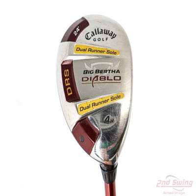 Callaway Big Bertha Diablo Hybrid 4 Hybrid 24° Callaway BB Diablo Hybrid Graphite Stiff Right Handed 40.0in