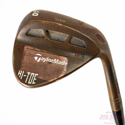 TaylorMade Milled Grind HI-TOE Wedge Lob LW 60° 10 Deg Bounce SB FST KBS Hi-Rev 2.0 Steel Stiff Right Handed 35.0in