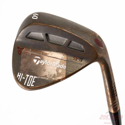 TaylorMade Milled Grind HI-TOE Wedge Lob LW 60° 10 Deg Bounce SB FST KBS Hi-Rev 2.0 Steel Wedge Flex Right Handed 35.0in