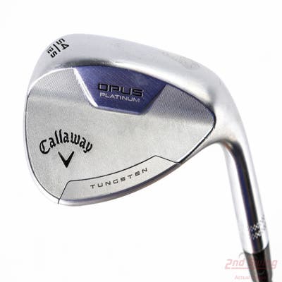 Callaway Opus Platinum Chrome Wedge Sand SW 54° 12 Deg Bounce S Grind Dynamic Gold Mid 115 Wedge Steel Wedge Flex Right Handed 35.5in