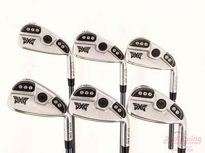 PXG 0311 XP GEN5 Chrome Iron Set 5-PW UST Mamiya Recoil 75 Dart Graphite Regular Right Handed +1/4"