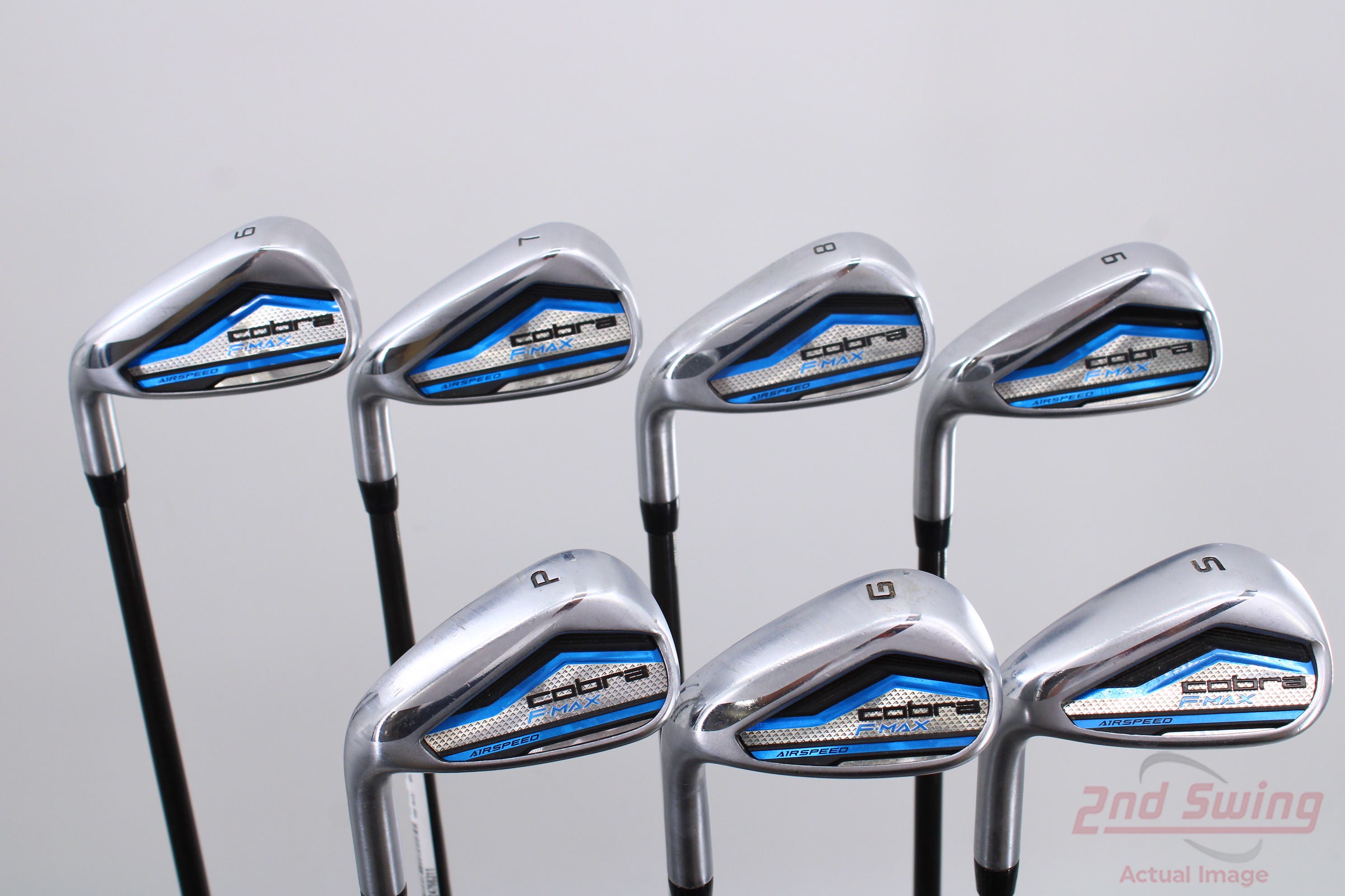 Cobra FMAX Airspeed Iron Set 6PW GW SW Cobra Airspeed 45 Graphite Senior Left Handed 37.75in