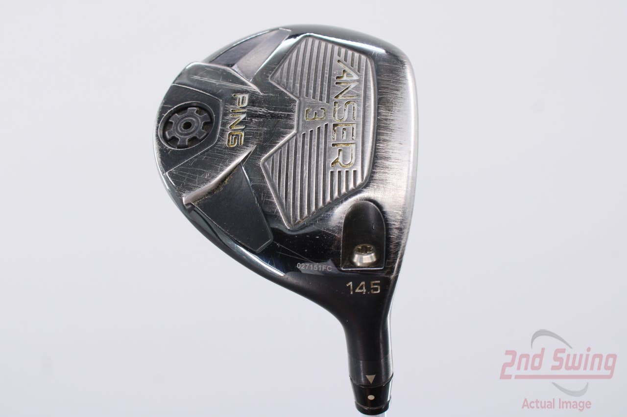 Ping Anser Fairway Wood 3 Wood 3W 14.5° Mitsubishi Rayon Fubuki a 50 Graphite Stiff Right Handed 43.25in
