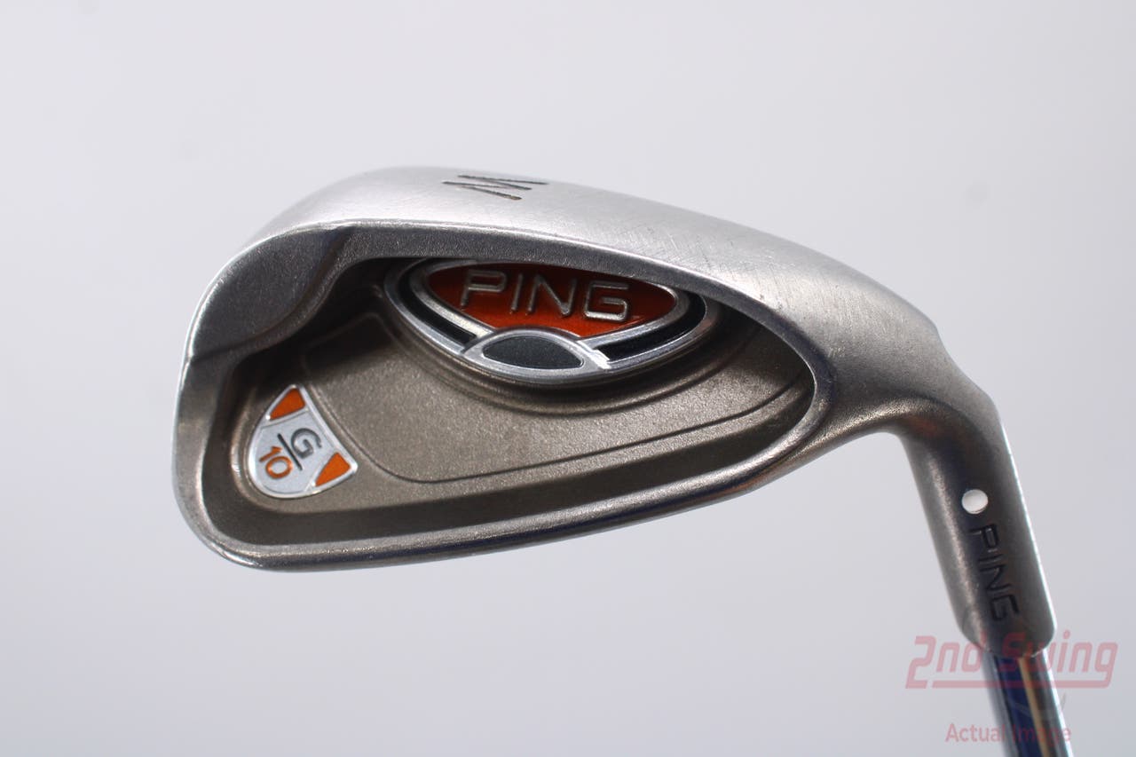 Ping G10 Single Iron Pitching Wedge PW Ping AWT Steel Stiff Right Handed White Dot 35.75in