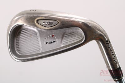 TaylorMade Rac OS 2005 Single Iron 3 Iron TM Lite Metal Steel Stiff Right Handed 39.25in