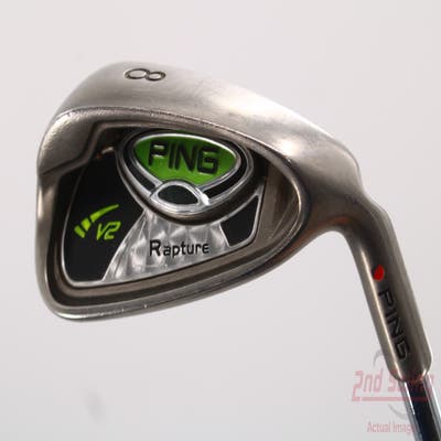 Ping Rapture V2 Single Iron 8 Iron Ping AWT Steel Regular Right Handed Red dot 36.5in