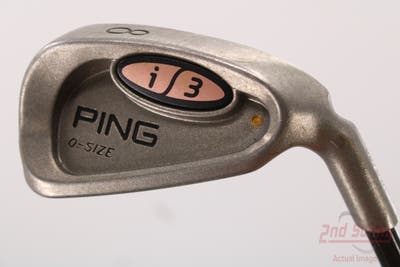 Ping i3 Oversize Single Iron 8 Iron Ping Aldila 350 Series Graphite Ladies Right Handed Brown Dot 35.75in