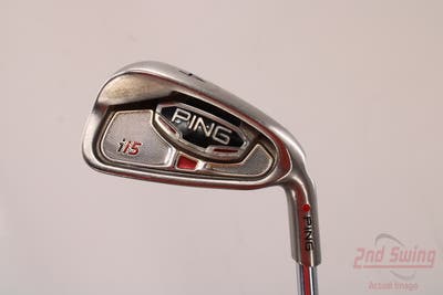 Ping i15 Single Iron 4 Iron 39° FST KBS Tour 120 Steel Stiff Right Handed Red dot 39.0in