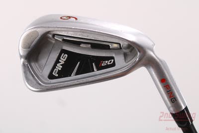 Ping I20 Single Iron 6 Iron Ping TFC 189i Graphite Senior Right Handed Red dot 35.75in