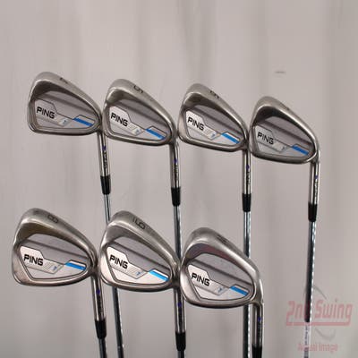 Ping 2015 i Iron Set 4-PW Ping CFS Distance Steel Stiff Right Handed Purple dot 38.0in