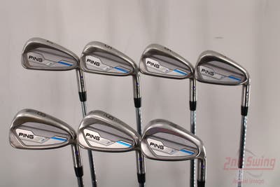 Ping 2015 i Iron Set 4-PW Ping CFS Distance Steel Stiff Right Handed Purple dot 38.0in