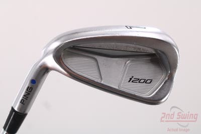 Ping i200 Single Iron 6 Iron FST KBS Tour 105 Steel X-Stiff Left Handed Blue Dot 38.0in