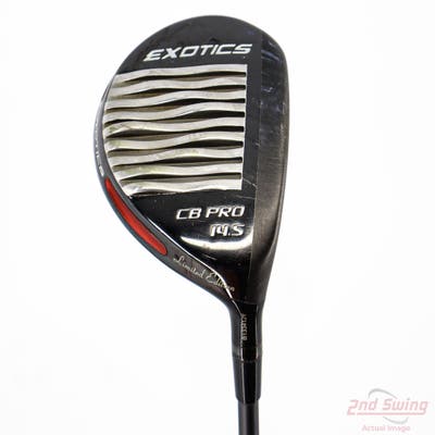 Tour Edge Exotics CB Pro F2 Fairway Wood 3 Wood 3W 14.5° Aldila Tour Green 75 Graphite Stiff Right Handed 43.25in