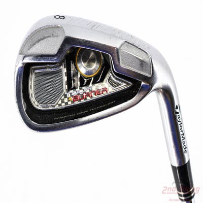 TaylorMade Tour Burner Single Iron 8 Iron Stock Steel Shaft Steel Regular Right Handed 36.75in