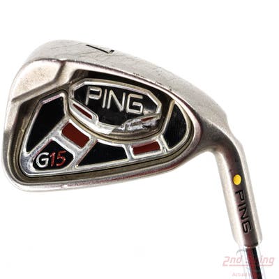 Ping G15 Single Iron 7 Iron Ping AWT Steel Regular Right Handed Yellow Dot 37.0in