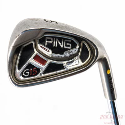 Ping G15 Single Iron 5 Iron Ping AWT Steel Regular Right Handed Yellow Dot 38.0in