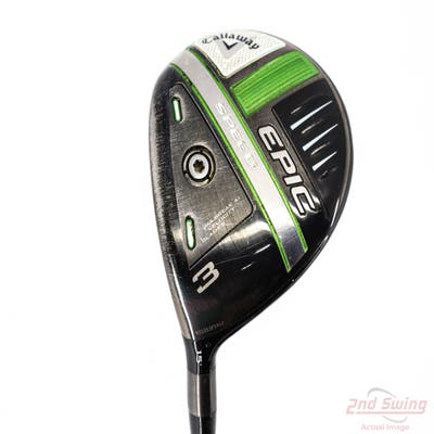 Callaway EPIC Speed Fairway Wood 3 Wood 3W 15° Mitsubishi MMT 70 Graphite X-Stiff Left Handed 43.25in