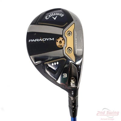 Callaway Paradym Triple Diamond Fairway Wood 3 Wood 3W 15° Fujikura Ventus Velocore+ Blue 6 Graphite Stiff Right Handed 41.25in