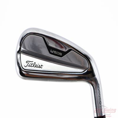 Titleist U-505 Utility Iron 4 Utility PX HZRDUS Smoke Black RDX 80 Graphite Stiff Right Handed 39.25in