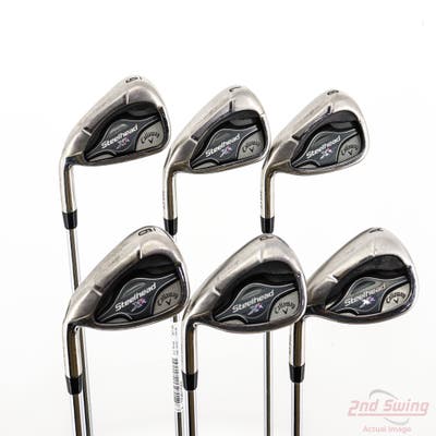 Callaway Steelhead XR Iron Set 6-PW AW FST KBS Tour 90 Steel Regular Left Handed +1/4"