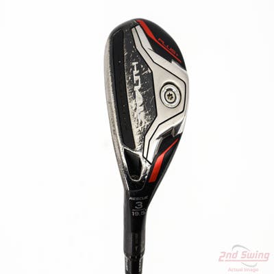 TaylorMade Stealth Plus Rescue Hybrid 3 Hybrid 19.5° PX HZRDUS Smoke Red RDX 80 Graphite Stiff Left Handed 40.75in