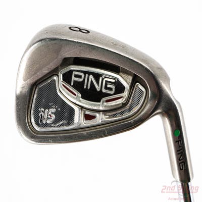 Ping i15 Single Iron 8 Iron Ping AWT Steel Stiff Right Handed Green Dot 37.0in