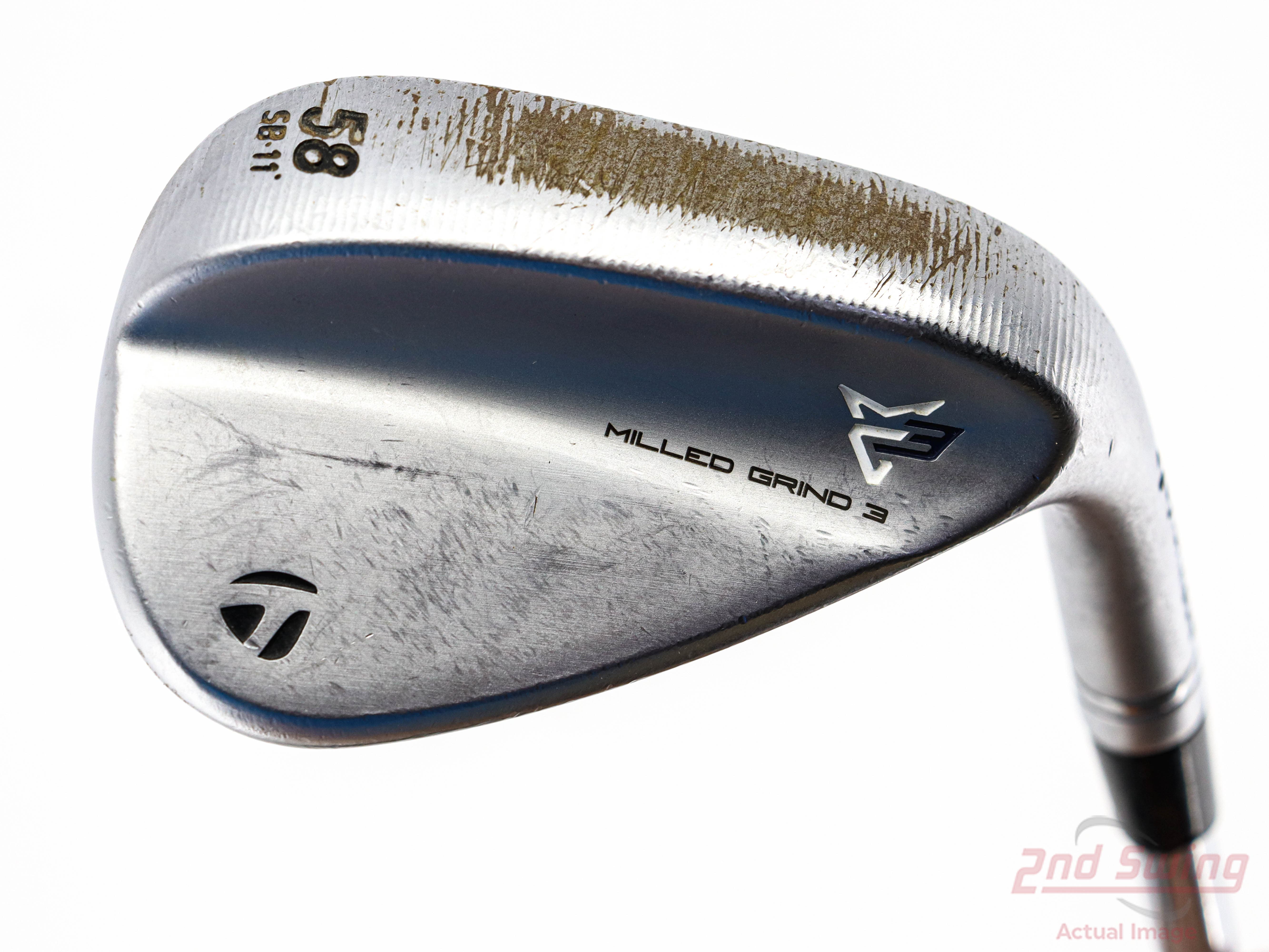 TaylorMade Milled Grind 3 Raw Chrome Wedge | 2nd Swing Golf