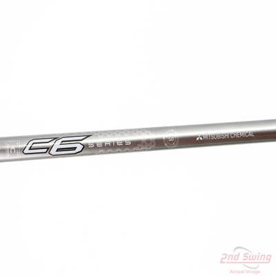 Used W/ Cobra RH Adapter Mitsubishi Rayon C6 Silver 50g Hybrid Shaft Senior 40.25in
