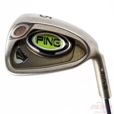 Ping Rapture Single Iron 5 Iron Ping CFS with Cushin Insert Steel Stiff Right Handed White Dot 38.0in