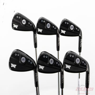 PXG 0311 T Gen4 Xtreme Dark Iron Set 5-PW KBS Tour 130 Steel X-Stiff Right Handed +1/2"