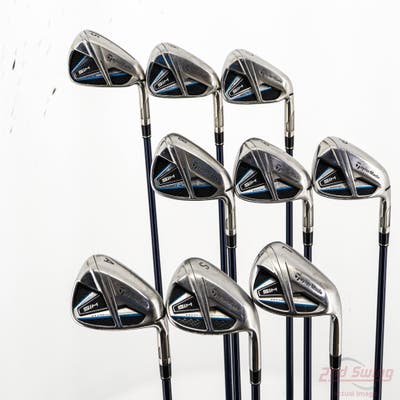 TaylorMade SIM MAX Iron Set 5-PW AW SW LW Fujikura Ventus Blue 5 Graphite Senior Right Handed STD