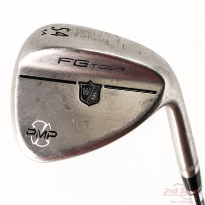 Wilson Staff FG Tour PMP Raw PVD Wedge Sand SW 54° 14 Deg Bounce FST KBS Hi-Rev 2.0 125 Steel Stiff Right Handed 35.25in